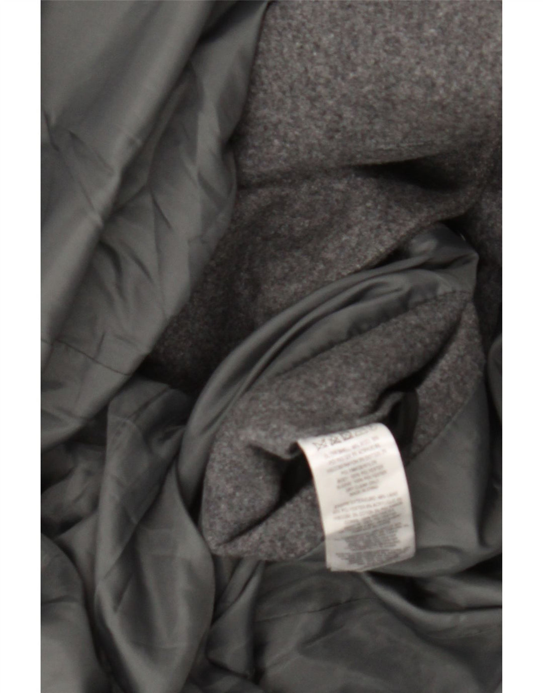 French Connection Mens Pea Coat UK 36 Small Grey Wool