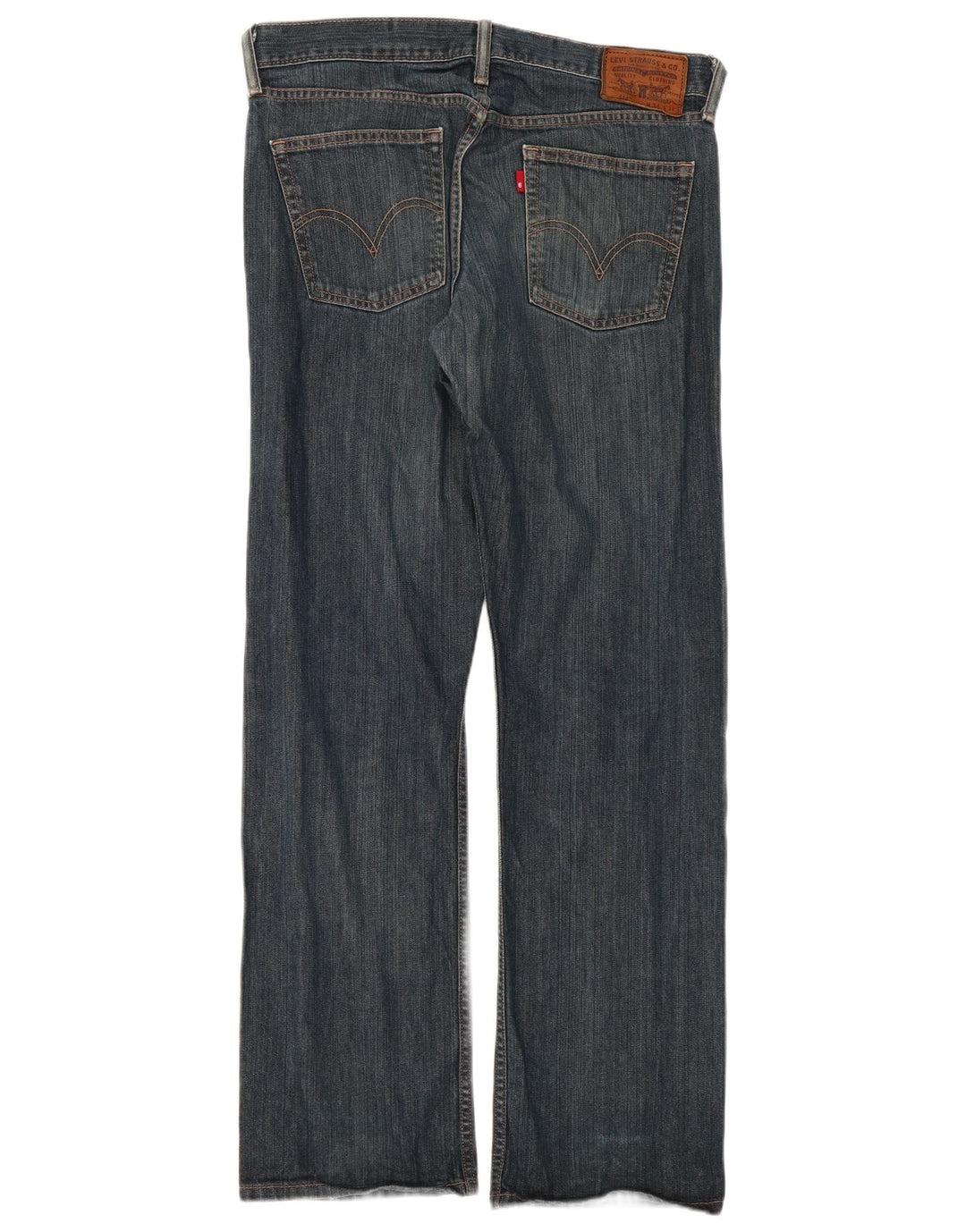 Levi's Mens 514 Straight Jeans W34 L32 Navy Blue Cotton