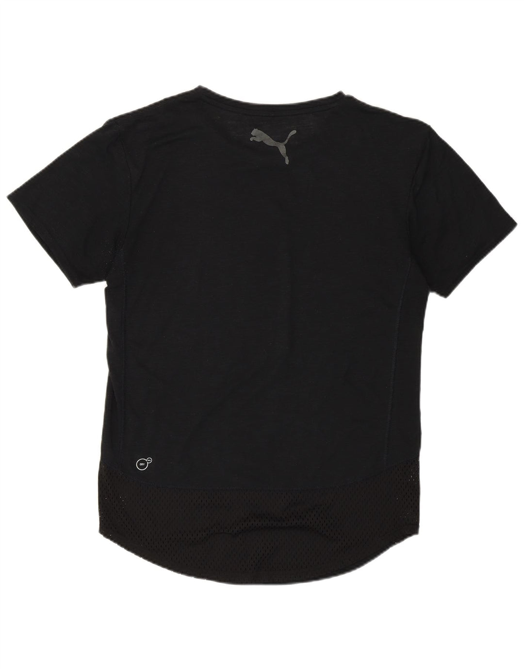 PUMA Womens Graphic T-Shirt Top UK 10 Small Black