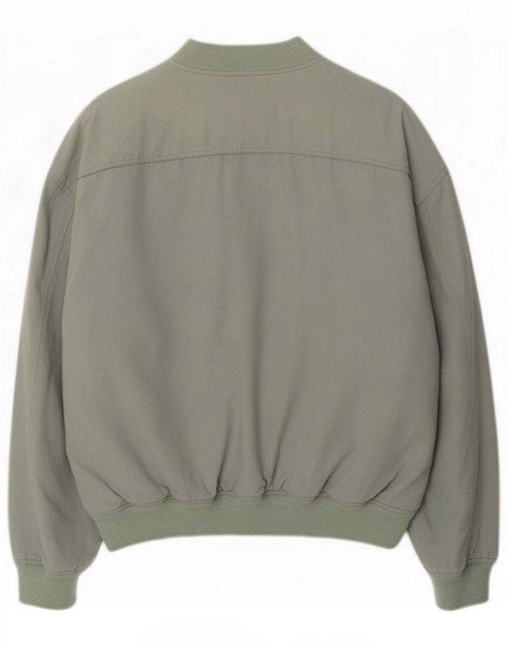 Navigare Mens Bomber Jacket UK 40 Large Green