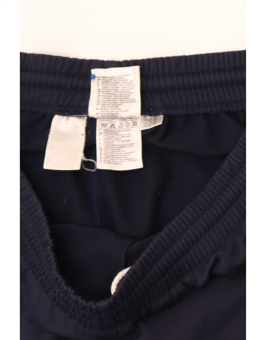 Adidas Mens Tracksuit Trousers Medium Navy Blue Polyester