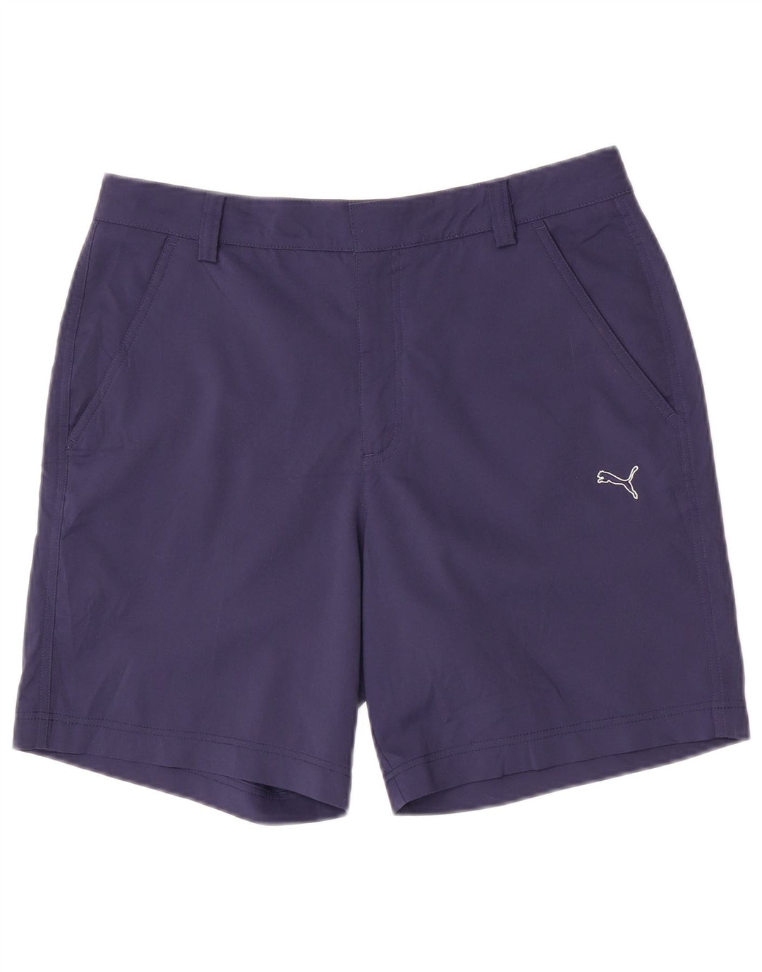 Puma Womens Chino Shorts W32 Large Navy Blue