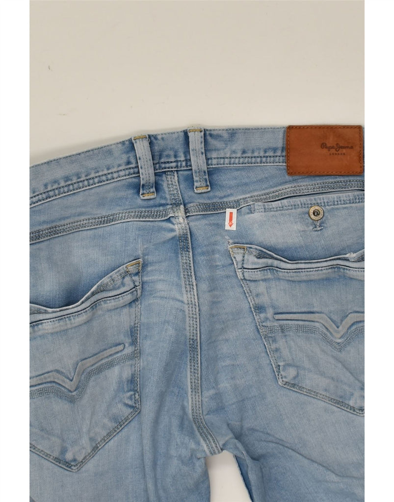 PEPE JEANS Womens Straight Jeans W33 L31 Blue Cotton | Vintage PEPE Jeans | Thrift | Second-Hand PEPE Jeans | Used Clothing | Messina Hembry 