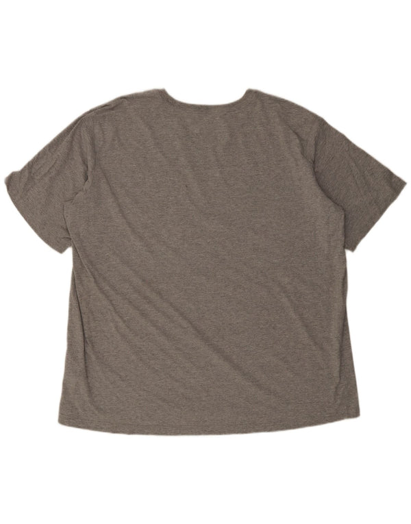 CARHARTT Mens Relaxed Fit T-Shirt Top 3XL Grey Cotton