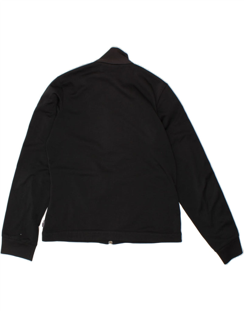 ADIDAS Womens Tracksuit Top Jacket UK 12 Medium Black Polyester | Vintage Adidas | Thrift | Second-Hand Adidas | Used Clothing | Messina Hembry 