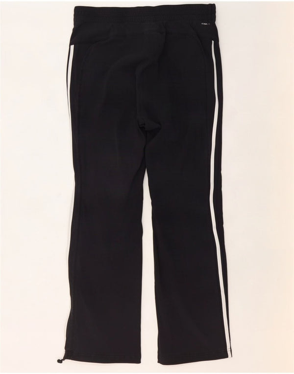 Adidas Womens Trousers UK 16 Large W36 L30 Black Polyester