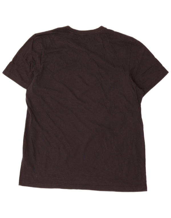 Adidas Mens Graphic T-Shirt Top Large Black Cotton