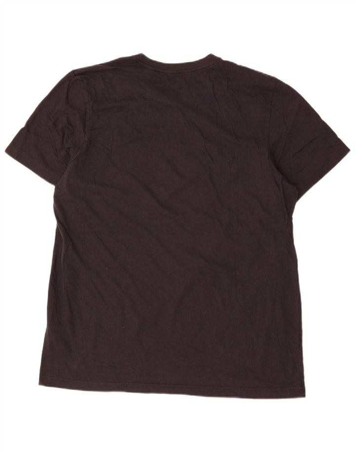 Adidas Mens Graphic T-Shirt Top Large Black Cotton