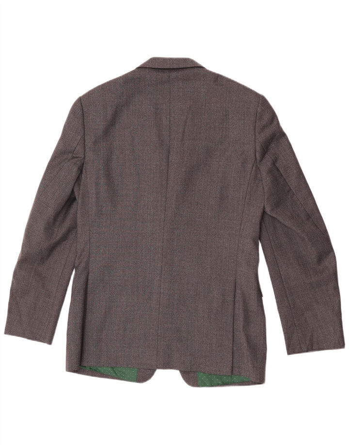French Connection Mens 2 Button Blazer Jacket UK 36 Small Grey Wool