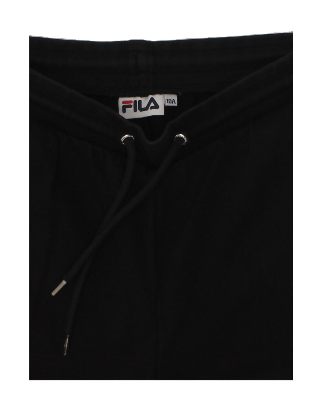 FILA Boys Graphic Sport Shorts 9-10 Years Black Cotton Vintage Fila and Second-Hand Fila from Messina Hembry 