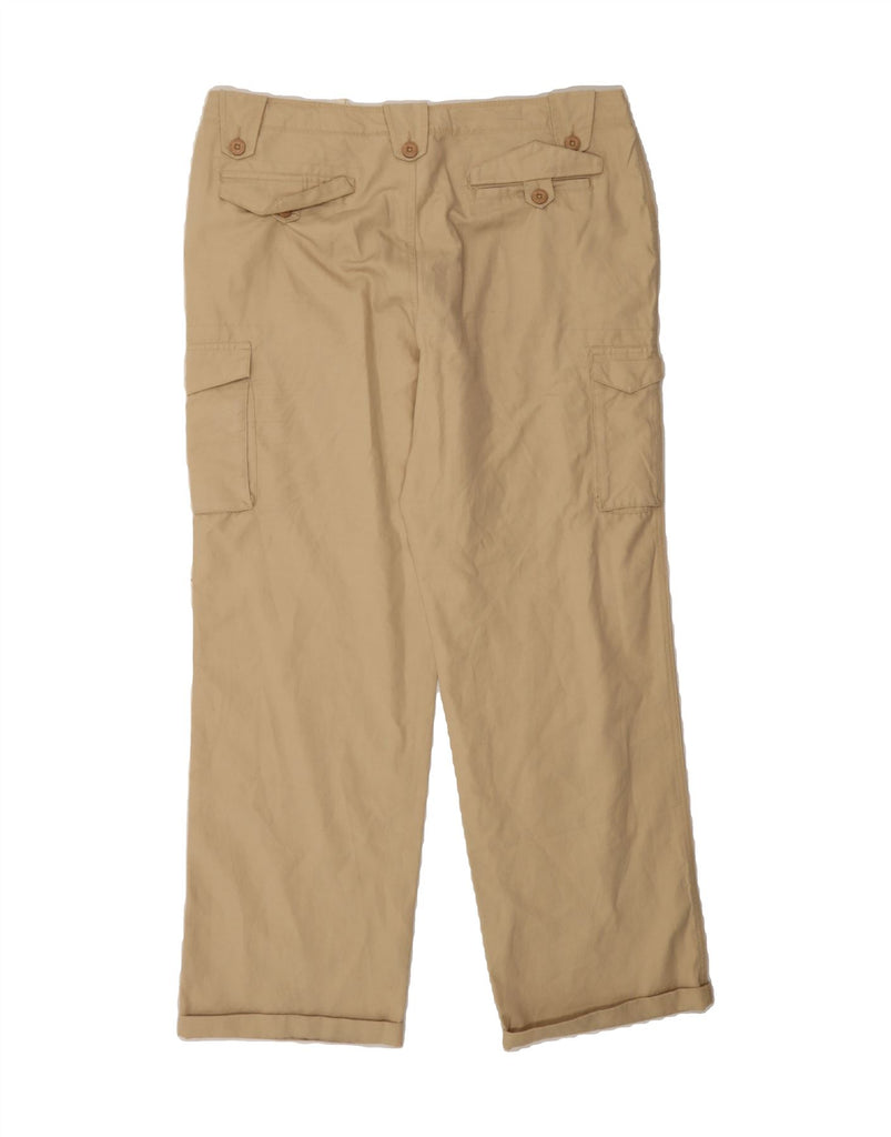 BEAR Mens Straight Cargo Trousers W40 L32 Beige Cotton Vintage Bear and Second-Hand Bear from Messina Hembry 