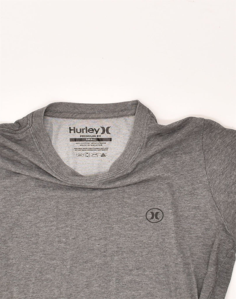 HURLEY Mens Premium Fit T-Shirt Top Small Grey Cotton | Vintage Hurley | Thrift | Second-Hand Hurley | Used Clothing | Messina Hembry 