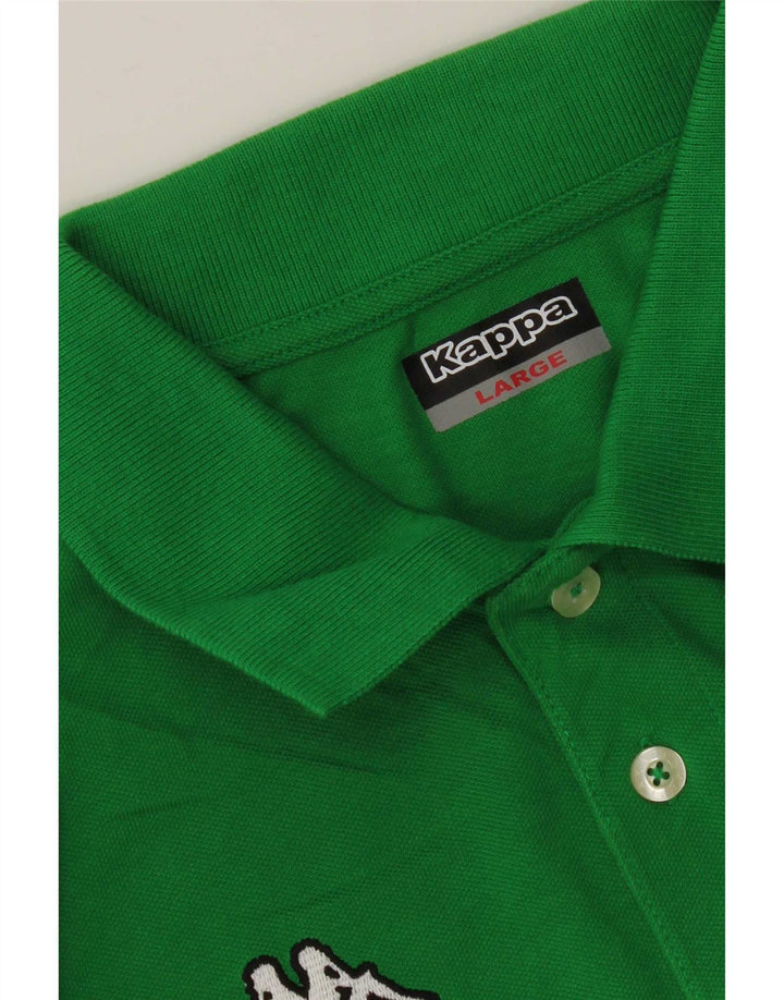 Kappa Mens Polo Shirt Large Green