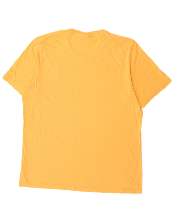 Adidas Mens T-Shirt Top Medium Orange