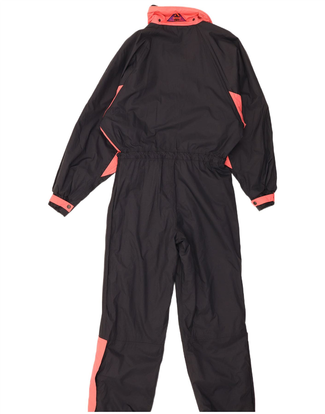 Aesse Womens Ski Jumpsuit IT 44 Medium Black Colourblock Polyester