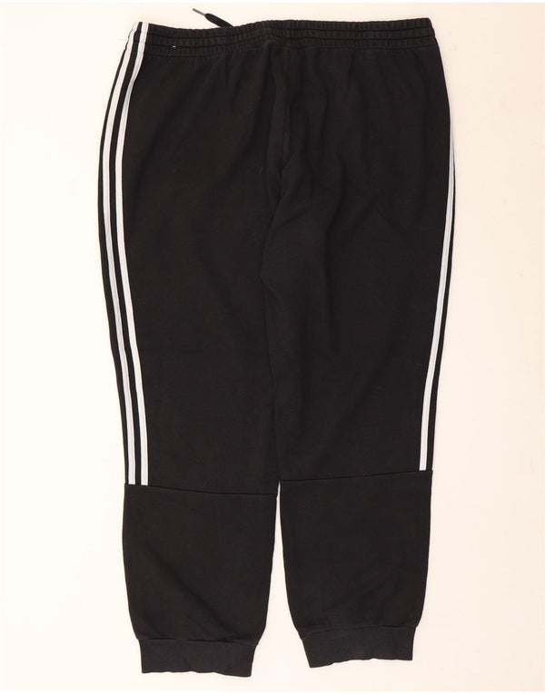 Adidas Mens Tracksuit Trousers Joggers 2XL  Black Cotton