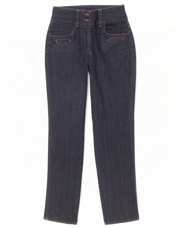 Dolce & Gabbana Womens Slim Jeans IT 40 Small W26 L31 Navy Blue Cotton