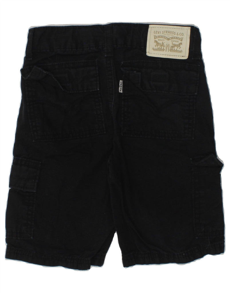 LEVI'S Boys Cargo Shorts 4-5 Years W22  Black Cotton | Vintage Levi's | Thrift | Second-Hand Levi's | Used Clothing | Messina Hembry 