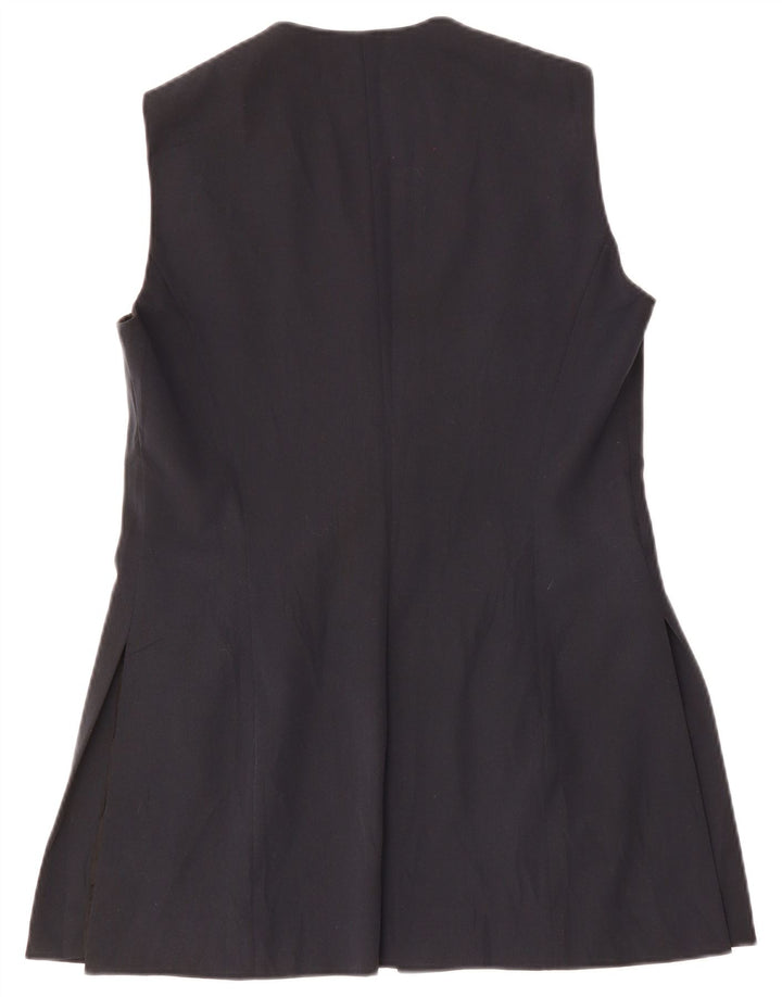 SPORTSTAFF Womens 6 Button Blazer Jacket IT 44 Medium Navy Blue Paisley