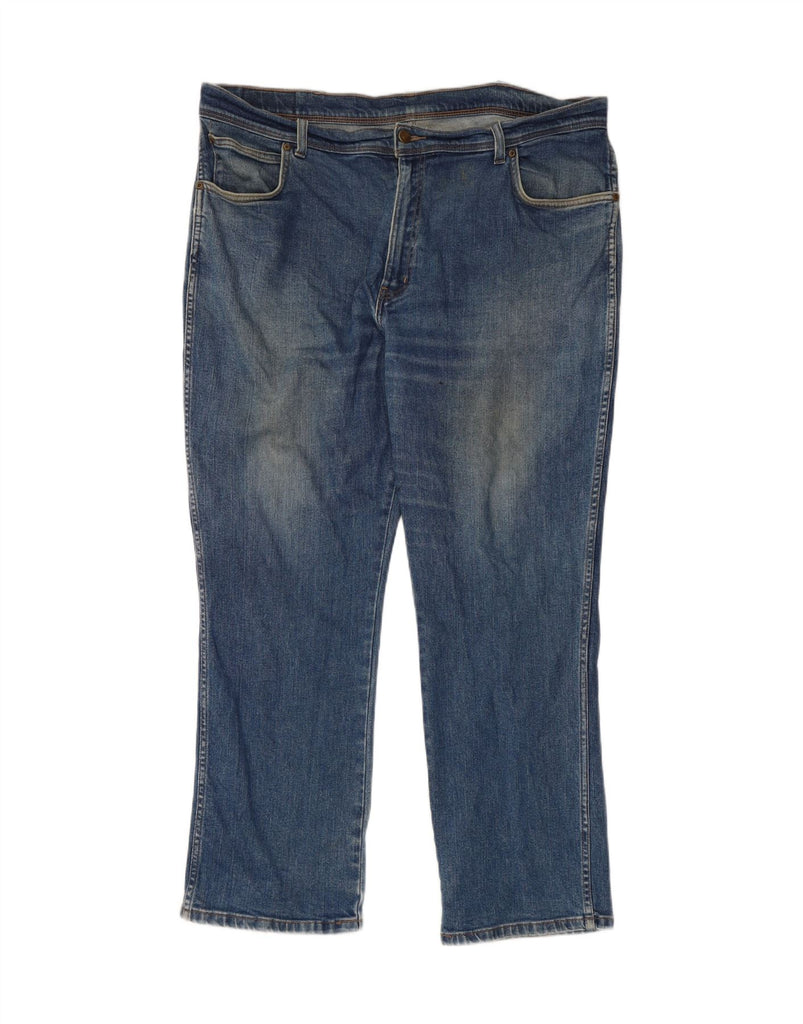 WRANGLER Mens Regular Fit Straight Jeans W40 L30 Blue Cotton Vintage Wrangler and Second-Hand Wrangler from Messina Hembry 