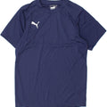 PUMA Boys T-Shirt Top 11-12 Years Navy Blue Polyester Vintage Puma and Second-Hand Puma from Messina Hembry 