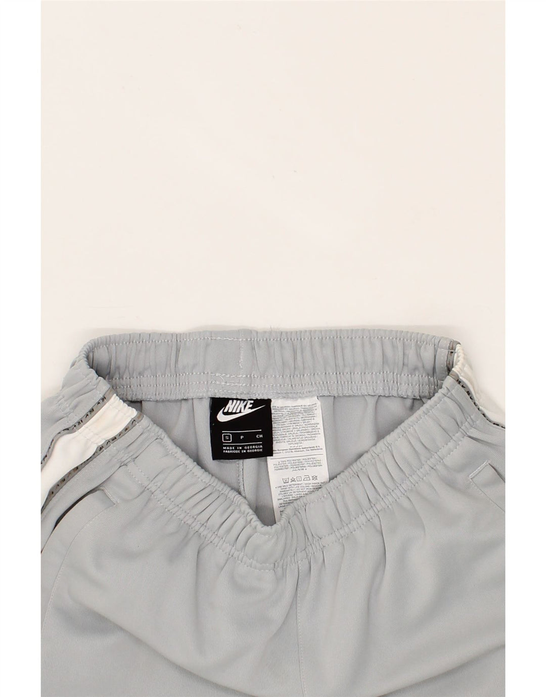 NIKE Mens Tracksuit Trousers Joggers Small  Grey Colourblock Polyester