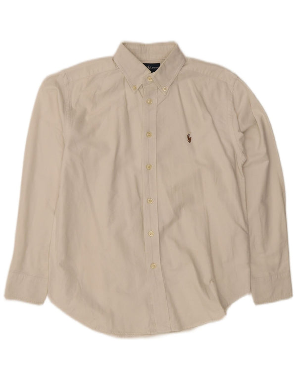 Ralph Lauren Boys Shirt 9-10 Years White Cotton