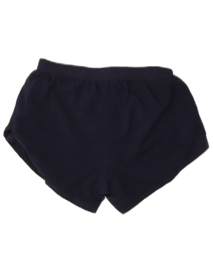 UNDER ARMOUR Womens Heat Gear Sport Shorts UK 4 XS Navy Blue