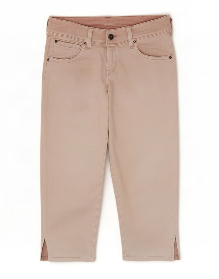 Levi's Womens Capri Jeans W27 L18 Pink Cotton