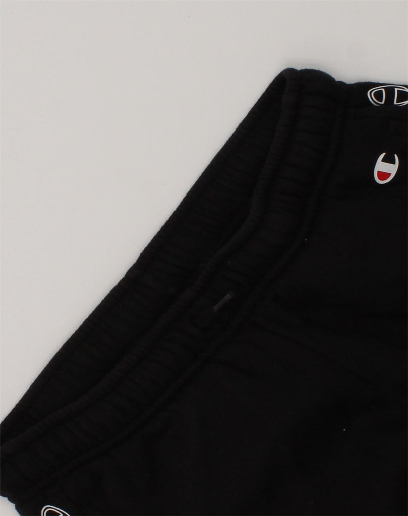 CHAMPION Boys Tracksuit Trousers Joggers 11-12 Years Large Black Cotton | Vintage Champion | Thrift | Second-Hand Champion | Used Clothing | Messina Hembry 