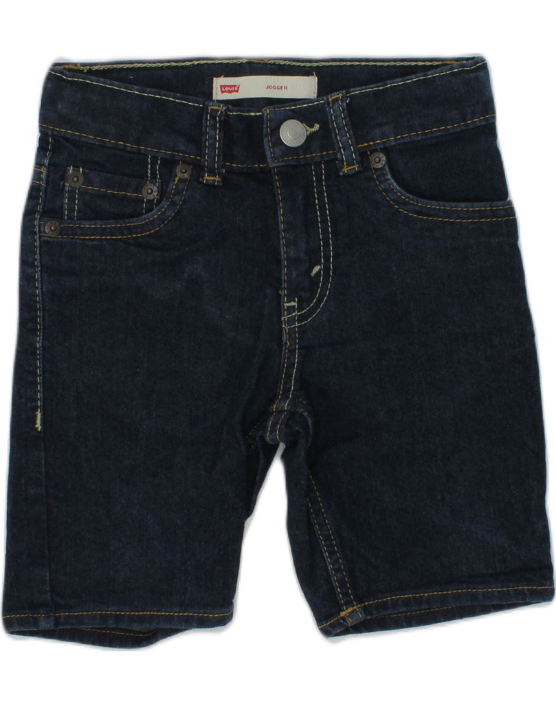 LEVI'S Boys Denim Shorts 3-4 Years W22 Navy Blue Cotton | Vintage Levi's | Thrift | Second-Hand Levi's | Used Clothing | Messina Hembry 