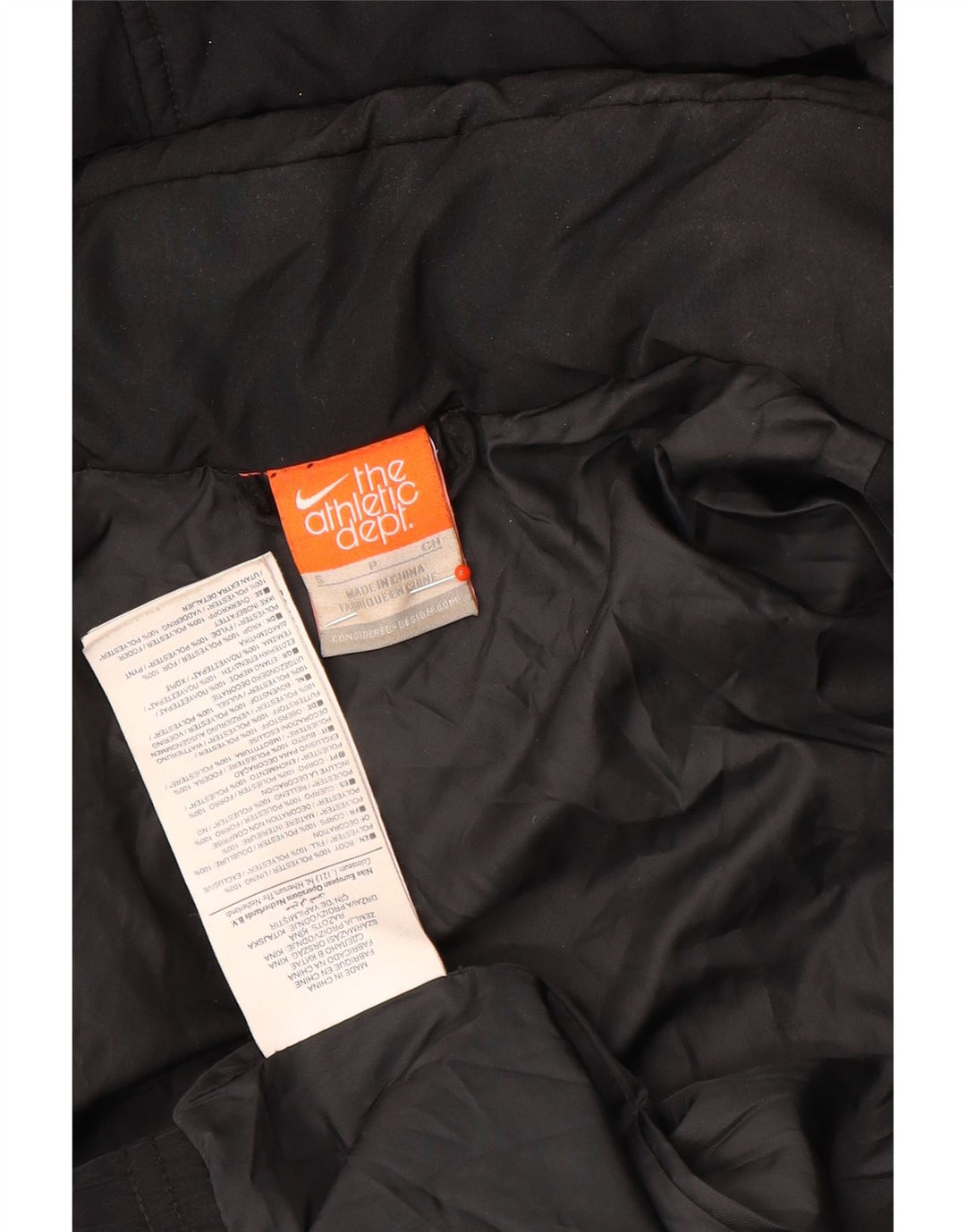 Nike Womens Hooded Windbreaker Jacket UK 10 Small Black Polyester
