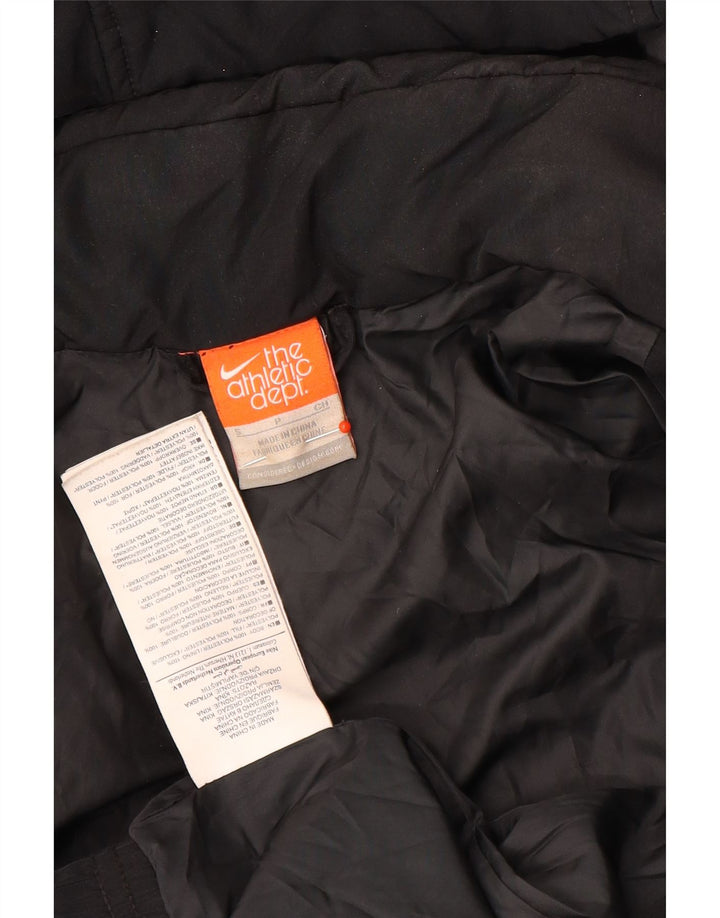 Nike Womens Hooded Windbreaker Jacket UK 10 Small Black Polyester