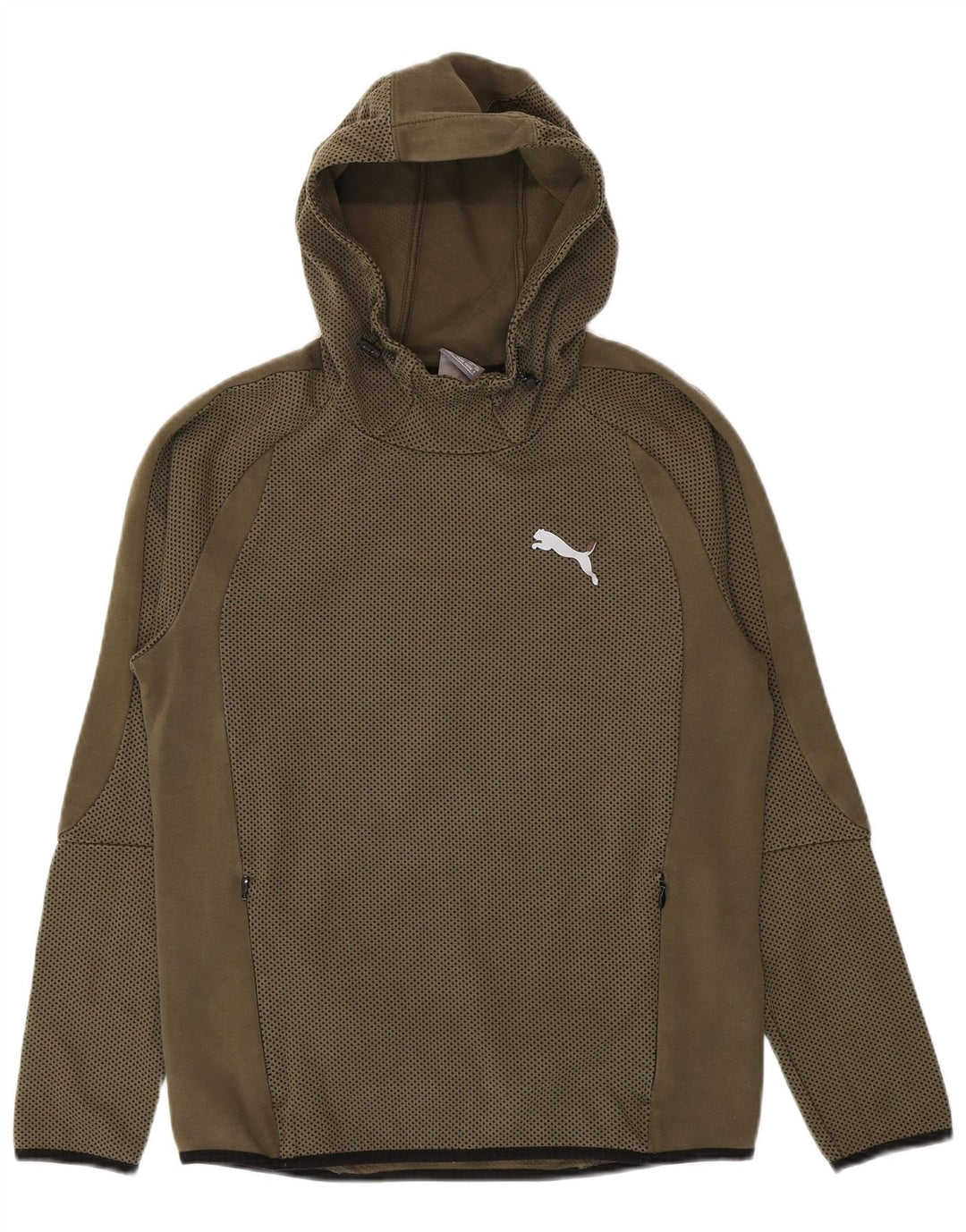 Nike Mens Hoodie Jumper Small Khaki