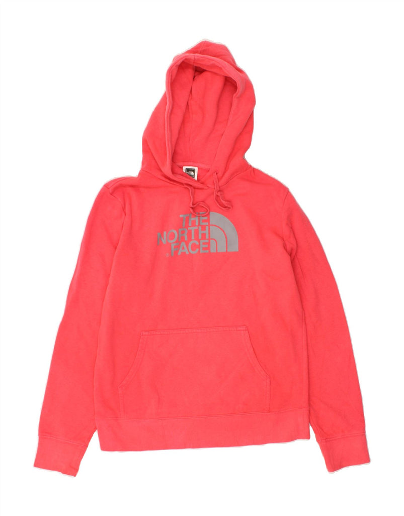 THE NORTH FACE Womens Graphic Hoodie Jumper UK 14 Medium Pink | Vintage The North Face | Thrift | Second-Hand The North Face | Used Clothing | Messina Hembry 