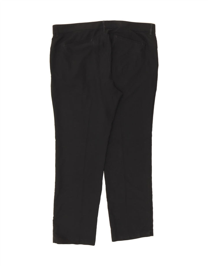 ADIDAS Mens Straight Capri Trousers W40 L21 Black Polyester Vintage Adidas and Second-Hand Adidas from Messina Hembry 