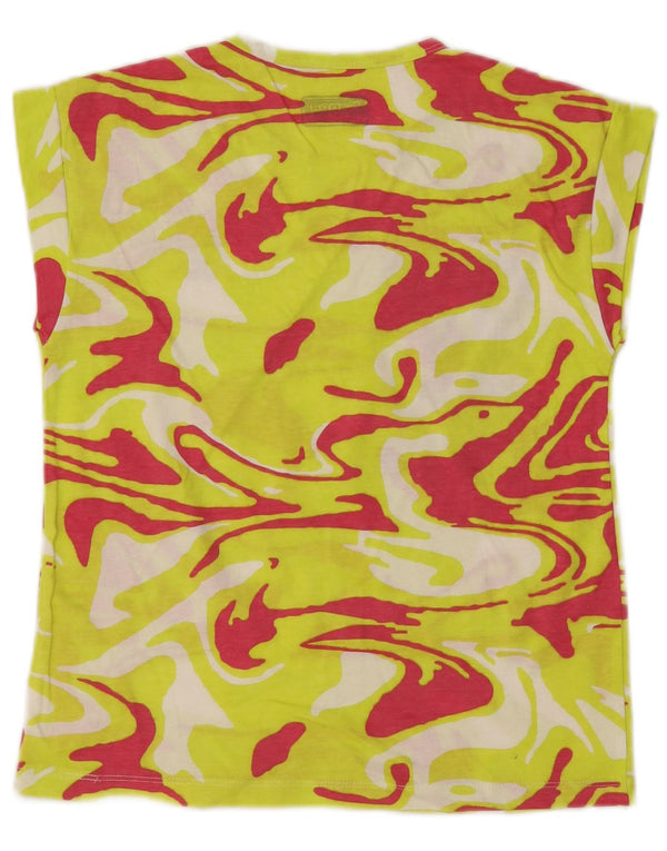 Kappa Girls Graphic T-Shirt Top 13-14 Years Yellow Tie Dye