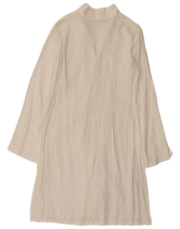 Naracamicie Womens Shirt Dress UK 12 Medium White