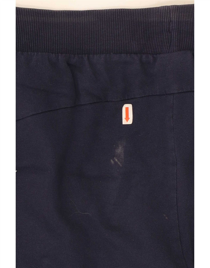 Puma Mens Graphic Sport Shorts Small Navy Blue Cotton