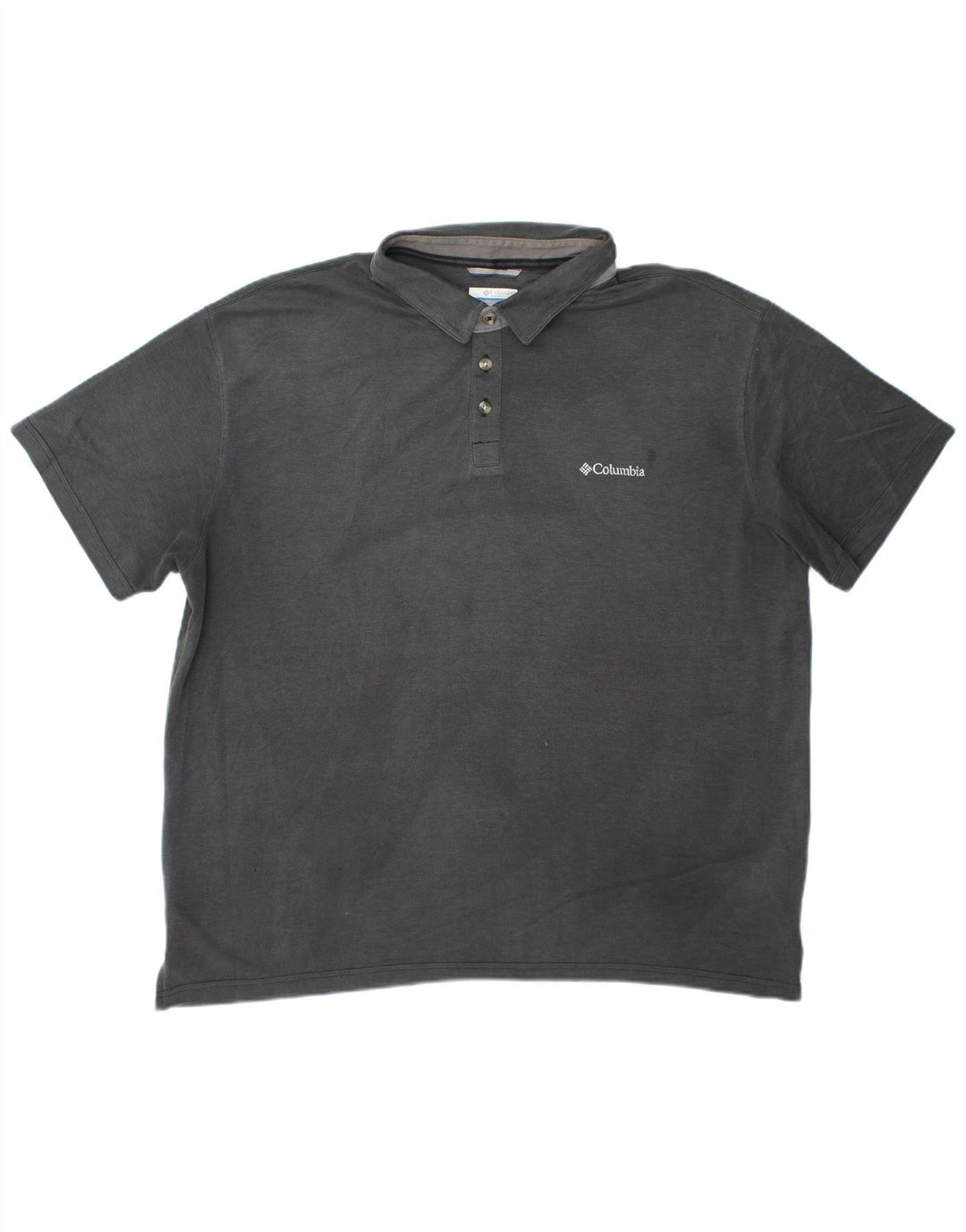 Columbia Mens Polo Shirt 2XL Grey Modal