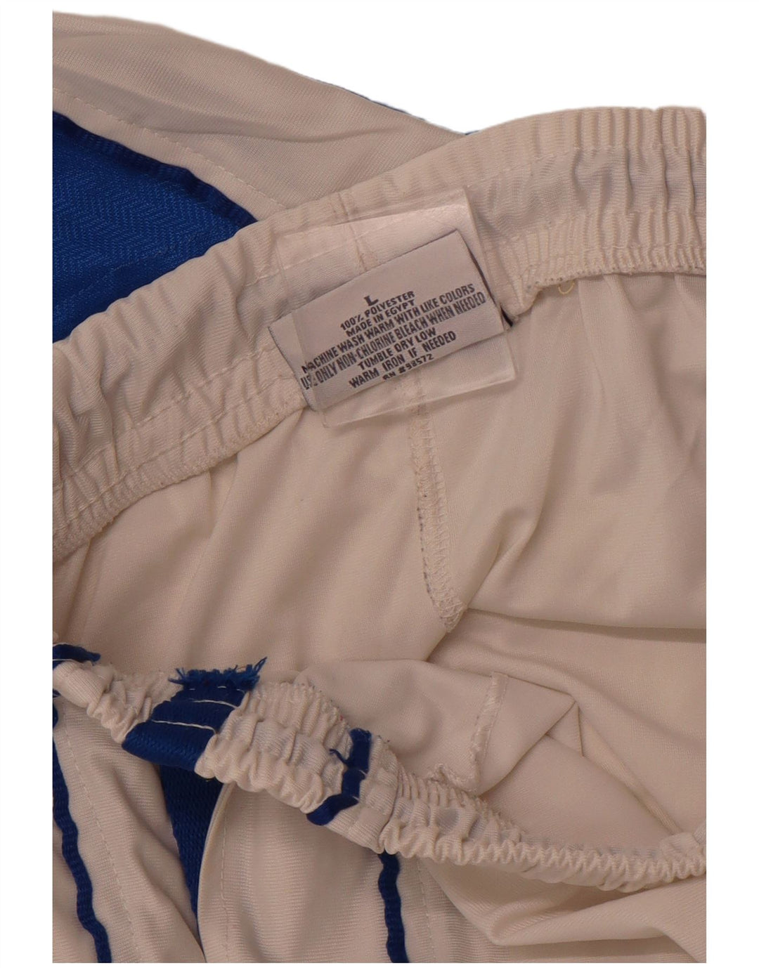 STEVE & BARYY'S Mens Sport Shorts Large  White Colourblock Polyester