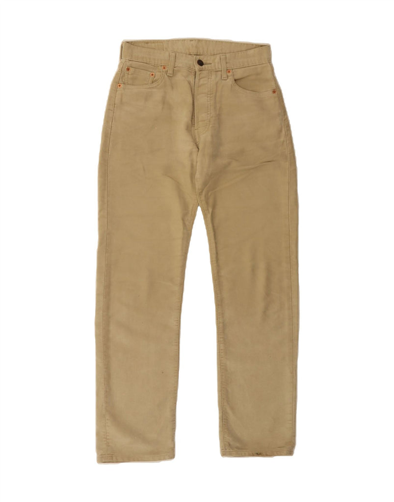 LEVI'S Mens 551 Straight Jeans W28 L30 Beige Cotton Vintage Levi's and Second-Hand Levi's from Messina Hembry 