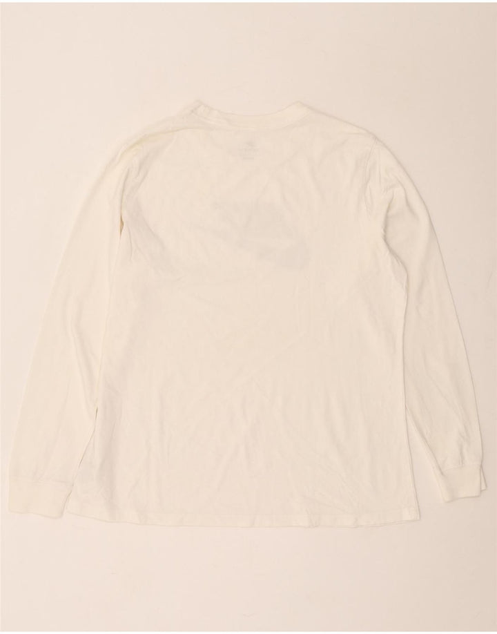 Nike Mens Graphic Top Long Sleeve XL White Cotton