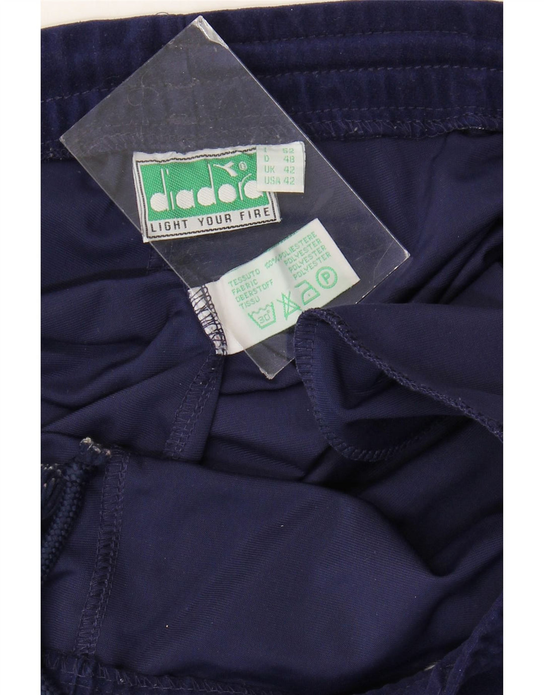 Diadora Mens Tracksuit Trousers 2XL Navy Blue Polyester