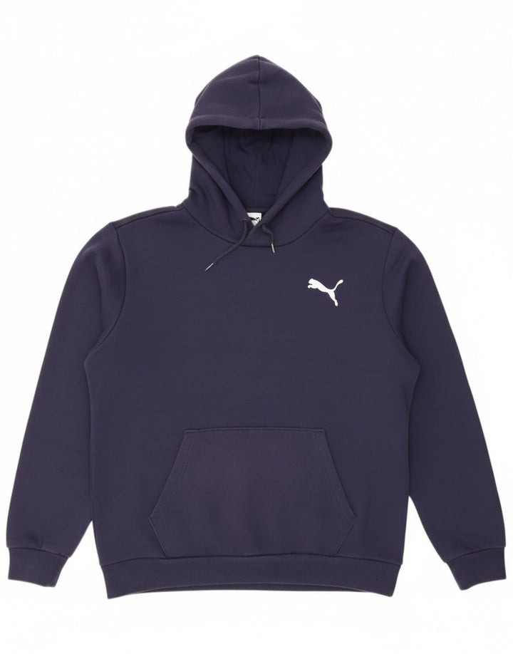 Puma Mens Hoodie Jumper Medium Navy Blue