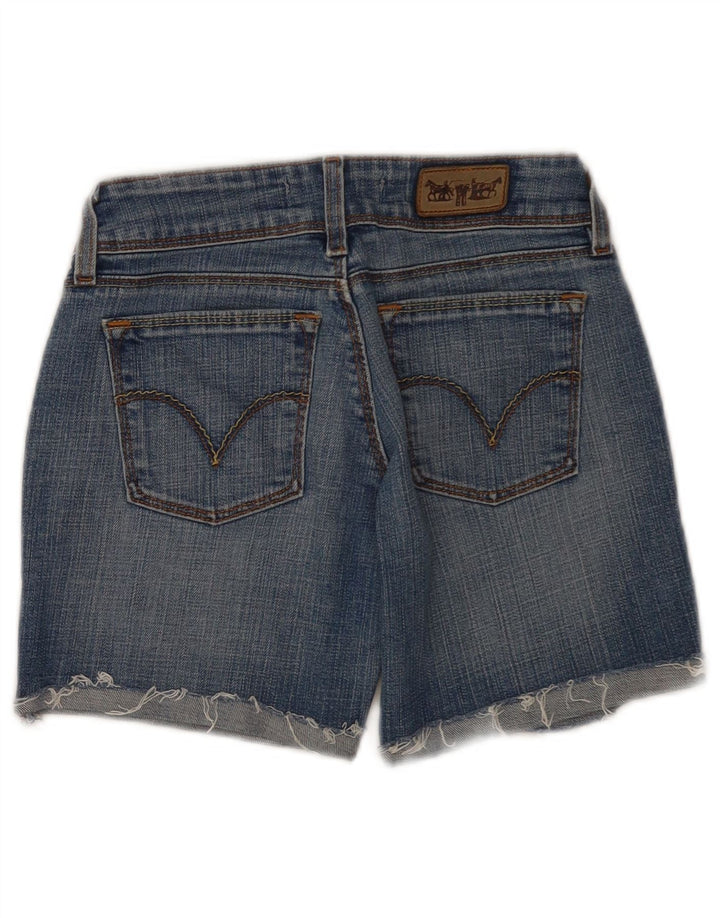 Levi's Womens 570 Denim Shorts W26 Small Blue Cotton