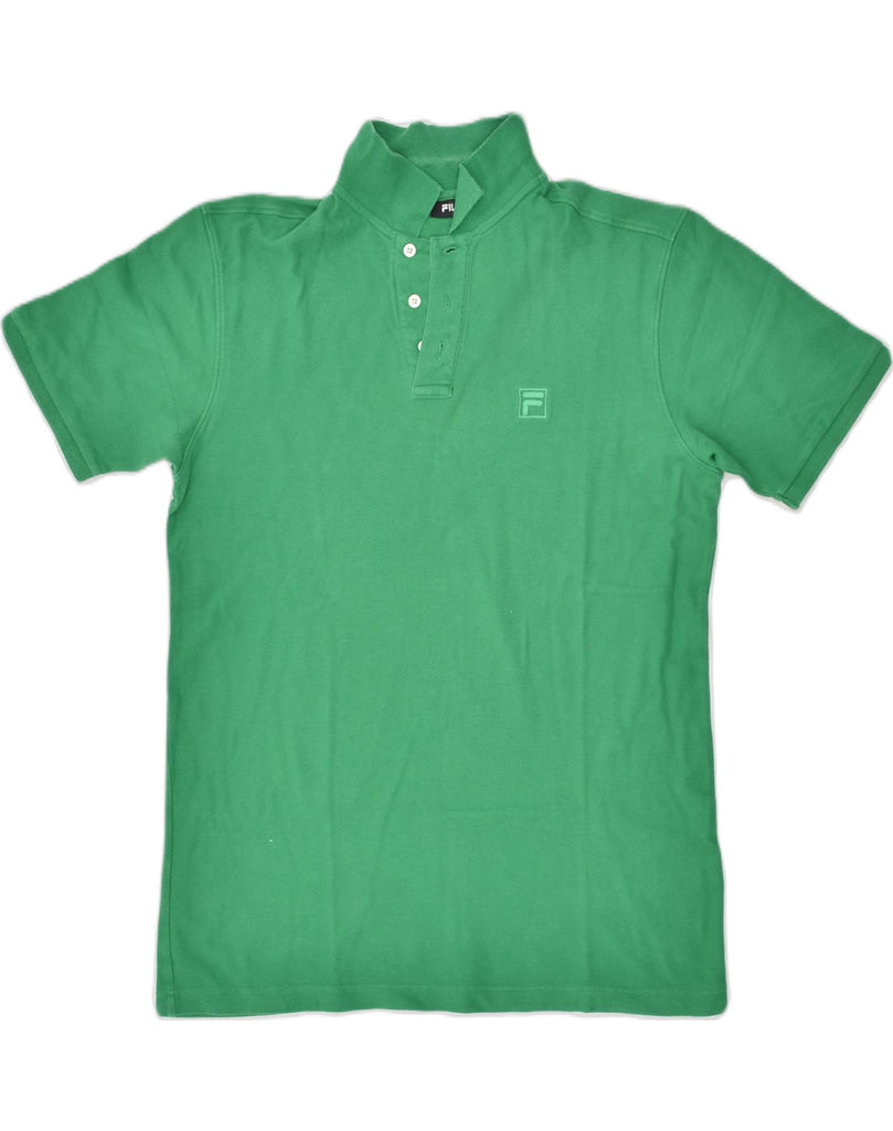 FILA Mens Polo Shirt Large Green Cotton | Vintage Fila | Thrift | Second-Hand Fila | Used Clothing | Messina Hembry 