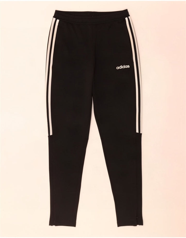 Adidas Mens Tracksuit Trousers Small Black Polyester