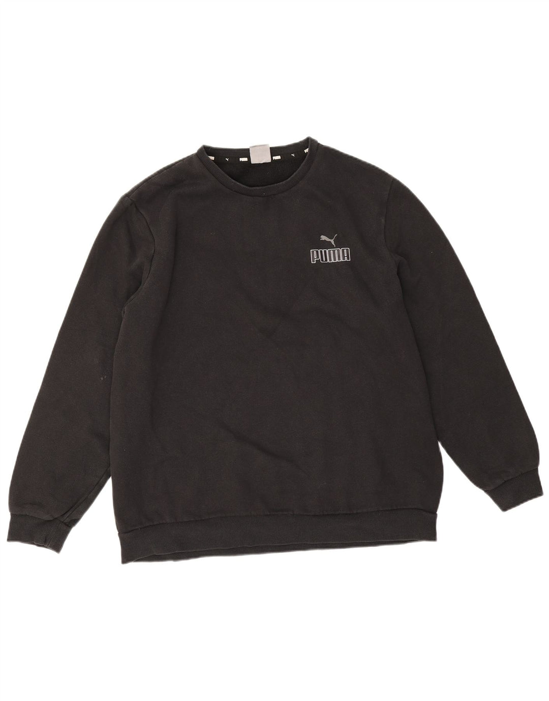 Puma Mens Sweatshirt Jumper XL Black Cotton