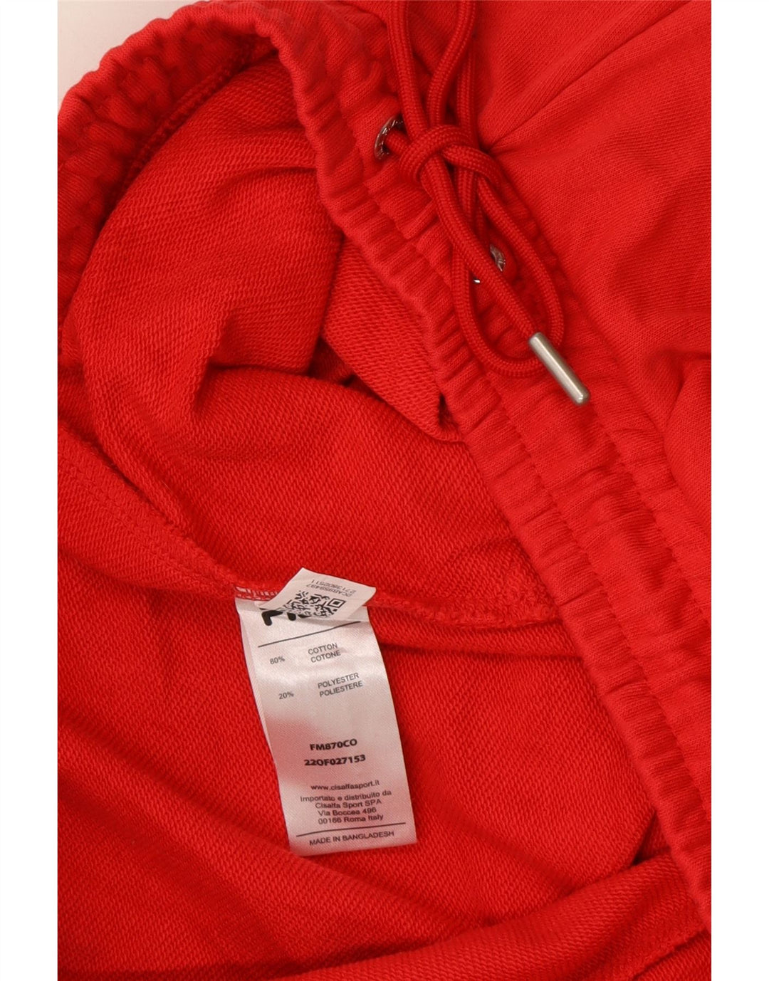 Fila Mens Graphic Sport Shorts Medium  Red Cotton
